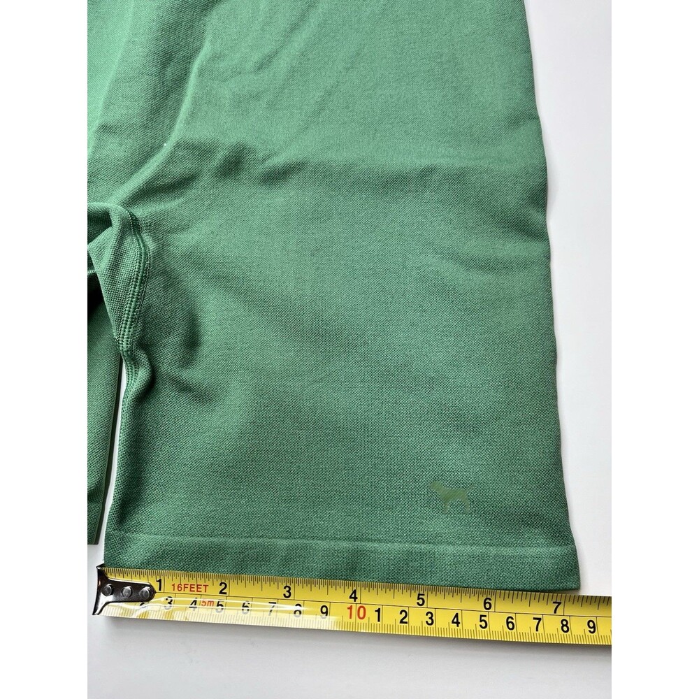 PINK Victoria's Secret Active Seamless Bodysuit M Green Romper Shorts One Piece - Picture 5 of 7